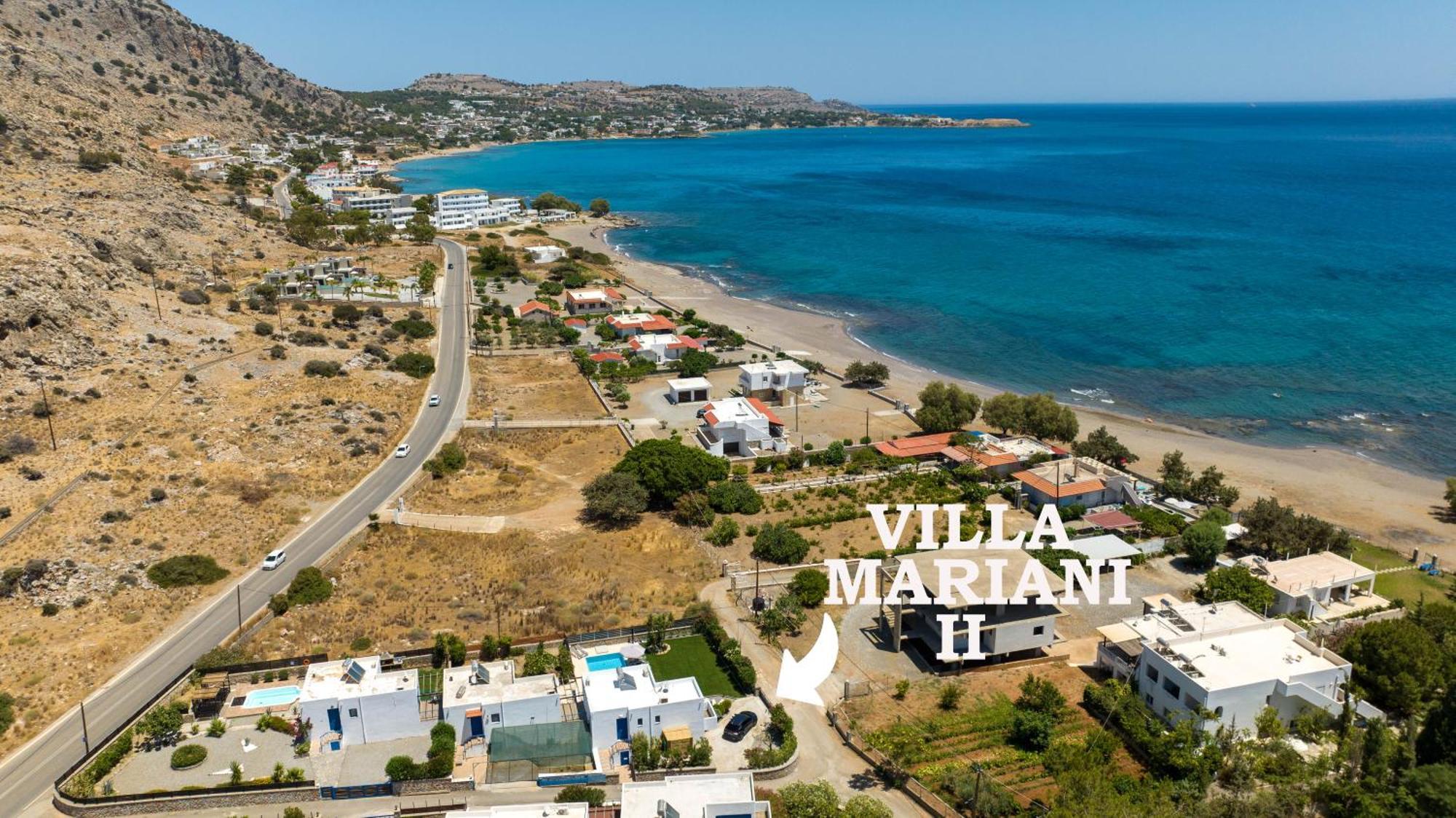 Villa Mariani II - In Lothiarika, Newly Renovated June 2024, Private Pool, Lindos 10 Min, Beach 120M Lardos Exteriör bild